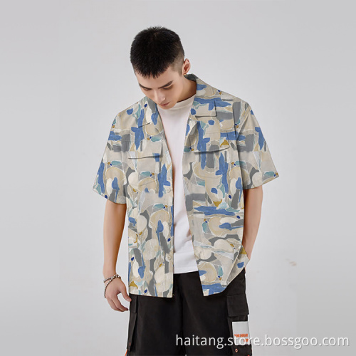 Digital Printing Fabric Fine Denier Polyester Suiting Shirt
